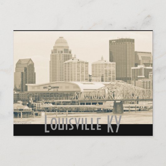 Louisville KY Postkarte (Vorderseite)