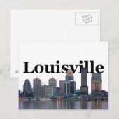 Louisville KY Skyline mit Louisville im Sky Postkarte (Vorne/Hinten)