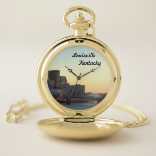 LOUISVILLE, KY. SKYLINE POCKET WATCH TASCHENUHR