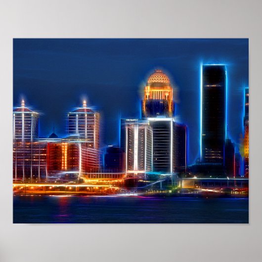 Louisville Ky skyline Poster (Vorne)