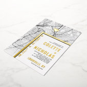 Louisville Liebe Locator | Städtische Hochzeit Folieneinladung (Gedreht)