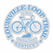 Louisville Loop (Fahrrad) Aufkleber (Vorderseite)