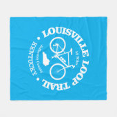 Louisville Loop (Fahrrad) Fleecedecke (Vorderseite (Horizontal))