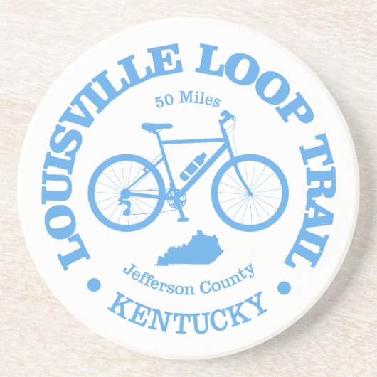 Louisville Loop (Fahrrad) Getränkeuntersetzer (Vorne)
