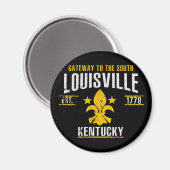 Louisville Magnet (Vorderseite/Rückseite)