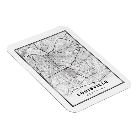 Louisville Map Magnet (Rechte Seite)