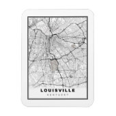 Louisville Map Magnet (Vertikal)