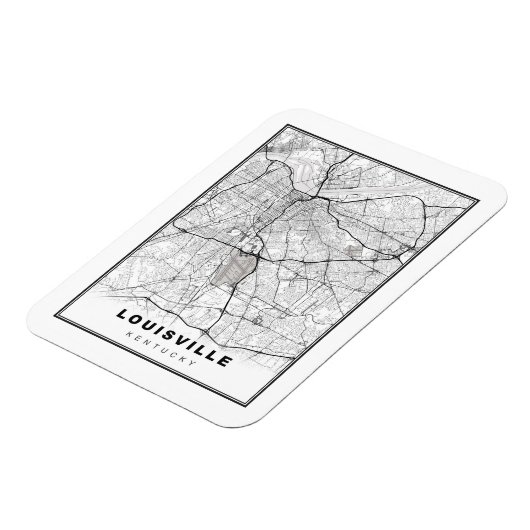 Louisville Map Magnet (Linke Seite)