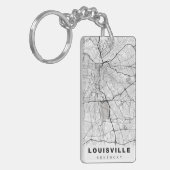 Louisville Map Schlüsselanhänger (Vorderseite links)
