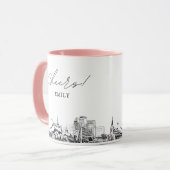 Louisville Personalisiert Wedding Coffee Tasse (Vorderseite Links)