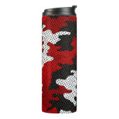 Louisville Red Black Bold Camo Printed Thermosbecher (Nach links gedreht)