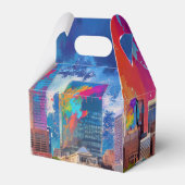 Louisville Skyline Abstrakte Kunst Geschenkschachtel (Rückseite)