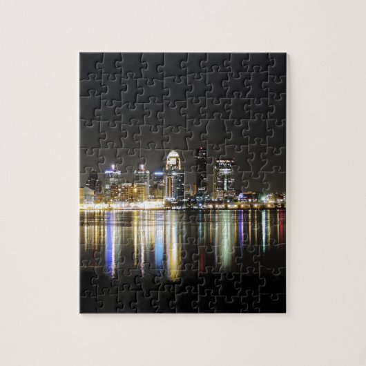 Louisville-Skyline nachts Puzzle (Vertikal)