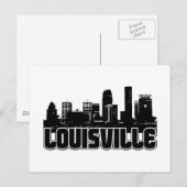 Louisville Skyline Postkarte (Vorne/Hinten)