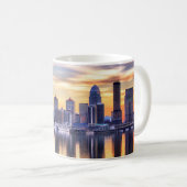 Louisville-Sonnenuntergang Kaffeetasse (VorderseiteRechts)