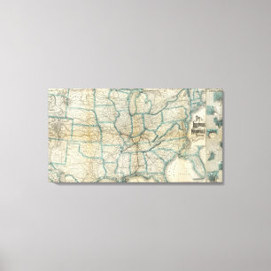 Louisville und Nashville Railroad Leinwanddruck