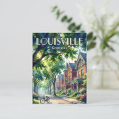 Louisville USA Postkarte (Stehend Vorderseite)