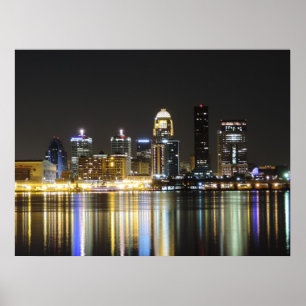 Louisvilleskyline-Leinwand Poster