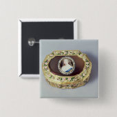 Louix XV ovaler Schnupftabakkasten Button (Vorne & Hinten)