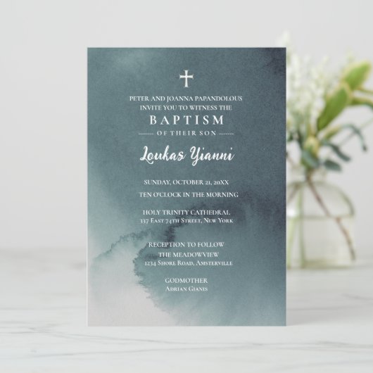 Loukas Einladung (Stehend Vorderseite)