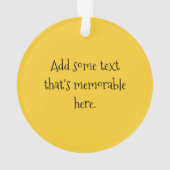 Louly Cry Emoji Sad Face Ornament (Rückseite)