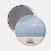 Lounge am Strand in Cozumel Magnet (Vorderseite/Rückseite)