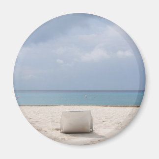 Lounge am Strand in Cozumel Magnet