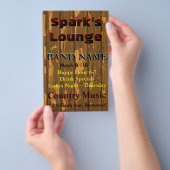 Lounge, Bar Taverne Live Music Flyer (Handgriff)
