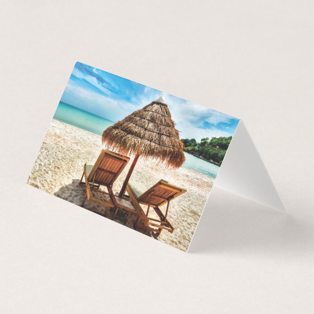 Lounge Chairs Beach throw Pillow (Vorderseite)