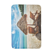 Lounge Chairs Beach throw Pillow Badematte (Vorderseite Vertikal)