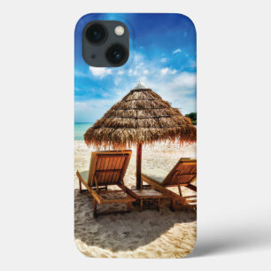 Lounge Chairs Beach throw Pillow Case-Mate iPhone Hülle