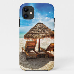 Lounge Chairs Beach throw Pillow Case-Mate iPhone Hülle