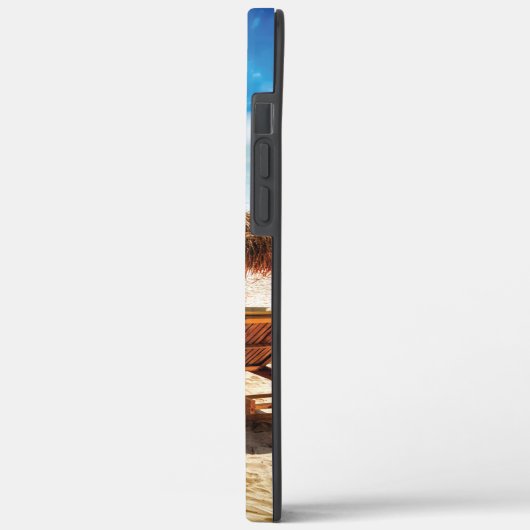 Lounge Chairs Beach throw Pillow Case-Mate iPhone Hülle (Rückseite / Links)