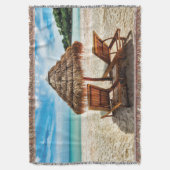 Lounge Chairs Beach throw Pillow Decke (Vorderseite Vertikal)