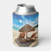 Lounge Chairs Beach throw Pillow Dosenkühler (Kanne Vorderseite)