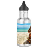 Lounge Chairs Beach throw Pillow Edelstahlflasche (Links)