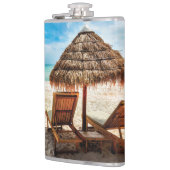 Lounge Chairs Beach throw Pillow Flachmann (Links)