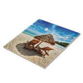 Lounge Chairs Beach throw Pillow Fliese (Seite)