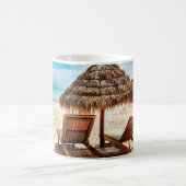 Lounge Chairs Beach throw Pillow Kaffeetasse (Mittel)