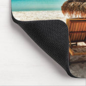 Lounge Chairs Beach throw Pillow Mousepad (Ecke)