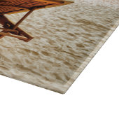 Lounge Chairs Beach throw Pillow Schneidebrett (Ecke)