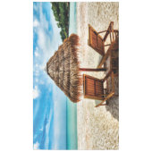Lounge Chairs Beach throw Pillow Tischdecke (Vorderseite)