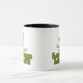 Lounge-Eidechsen-Cartoon Tasse (Zentrum)