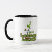 Lounge-Eidechsen-Cartoon Tasse (Links)