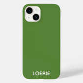 Lounge grüne Farbe Case-Mate iPhone Hülle (Rückseite)