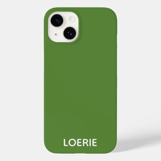 Lounge grüne Farbe Case-Mate iPhone Hülle (Rückseite)