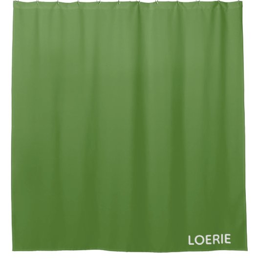 Lounge grüne Farbe Duschvorhang (Vorderseite)
