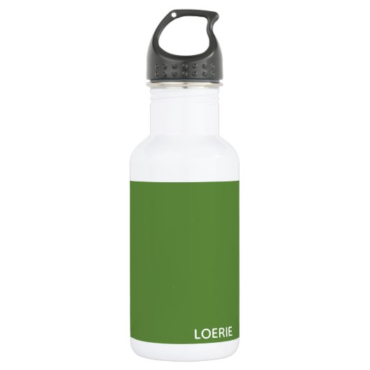 Lounge grüne Farbe Edelstahlflasche (Vorderseite)
