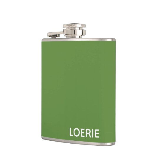 Lounge grüne Farbe Flachmann (Links)