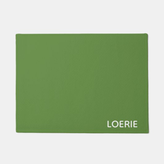 Lounge grüne Farbe Fußmatte (Vorderseite)